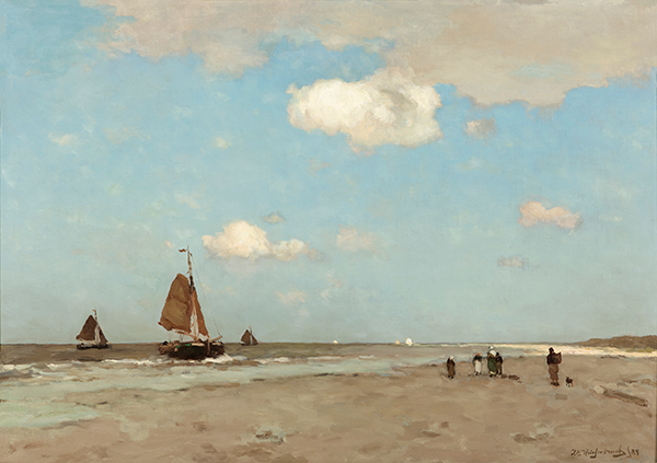 (Picture: Jan Hendrik Weissenbruch, Strandgezicht, 1887, olieverf op doek, 72,8 x 102,9 cm, Kunstmuseum Den Haag)